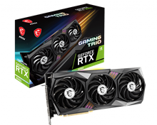 کارت گرافیک  ام اس آی مدل GeForce RTX 3060 GAMING TRIO 12G حافظه 12 گیگابایت